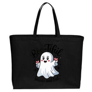 Boo Tiful Inside And Out – Cute Halloween Apparel Cotton Canvas Jumbo Tote