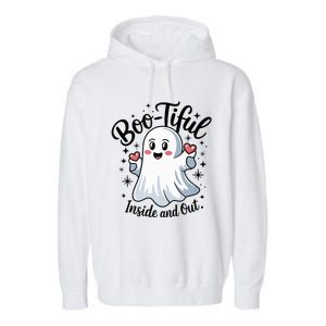 Boo Tiful Inside And Out – Cute Halloween Apparel Garment-Dyed Fleece Hoodie