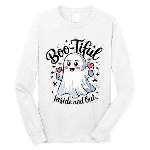 Boo Tiful Inside And Out – Cute Halloween Apparel Long Sleeve Shirt