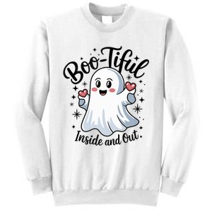 Boo Tiful Inside And Out – Cute Halloween Apparel Sweatshirt