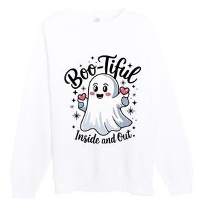 Boo Tiful Inside And Out – Cute Halloween Apparel Premium Crewneck Sweatshirt