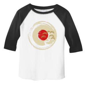 Bonsai Tree In Japanese Zen Buddhist Enso Circle Gift Toddler Fine Jersey T-Shirt