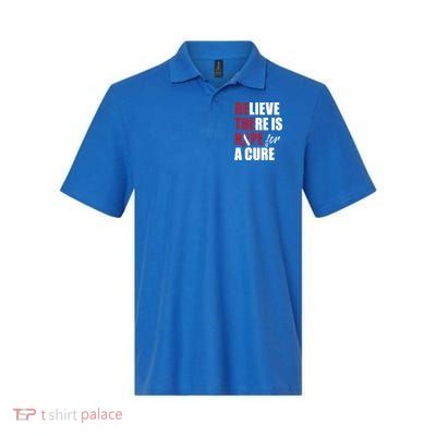 Believe There Is Hope Cure Head And Neck Cancer Ribbon Gift Polo