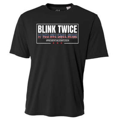 Blink Twice If You Are Still Alive Cooling Performance Crew T-Shirt