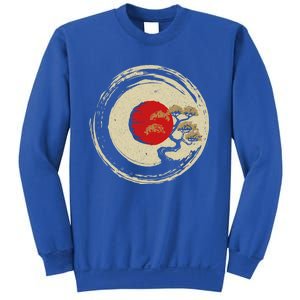 Bonsai Tree In Japanese Zen Buddhist Enso Circle Cool Gift Sweatshirt