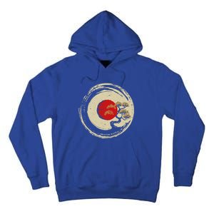 Bonsai Tree In Japanese Zen Buddhist Enso Circle Cool Gift Tall Hoodie