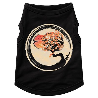 Bonsai Tree in Enso Circle Japanese Zen Doggie Tank
