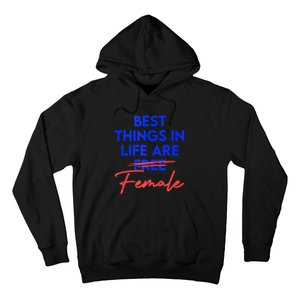 Best Things In Life Are Female Women's International Day RBG Hoodie