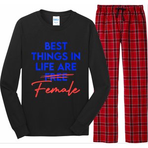 Best Things In Life Are Female Women's International Day RBG Long Sleeve Pajama Set