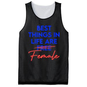 Best Things In Life Are Female Women's International Day RBG Mesh Reversible Basketball Jersey Tank