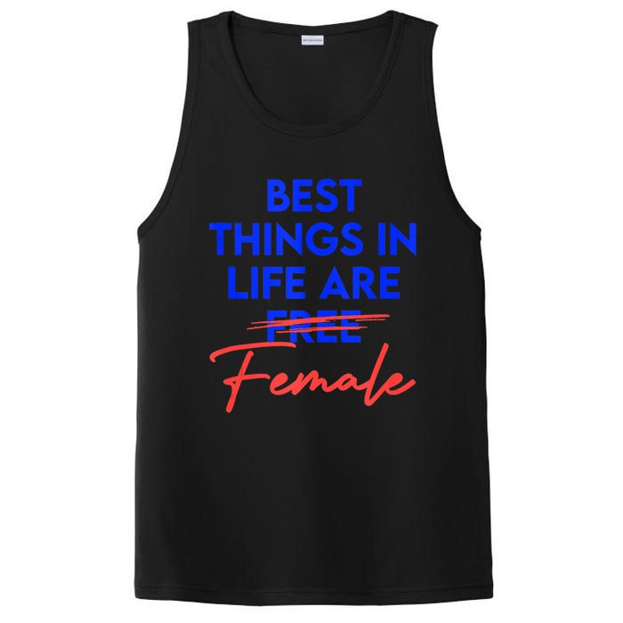 Best Things In Life Are Female Women's International Day RBG PosiCharge Competitor Tank