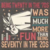Being Twenty In The 70s Was Much More Fun Than In The 20s Cotton Canvas Backpack