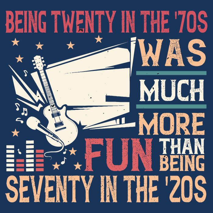 Being Twenty In The 70s Was Much More Fun Than In The 20s Drawstring Bag