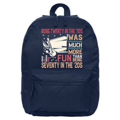 Being Twenty In The 70s Was Much More Fun Than In The 20s 16 in Basic Backpack