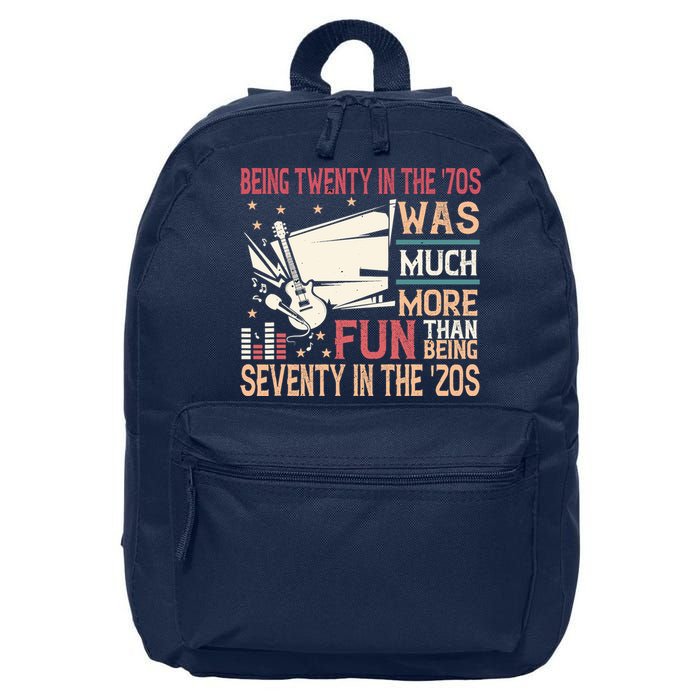 Being Twenty In The 70s Was Much More Fun Than In The 20s 16 in Basic Backpack
