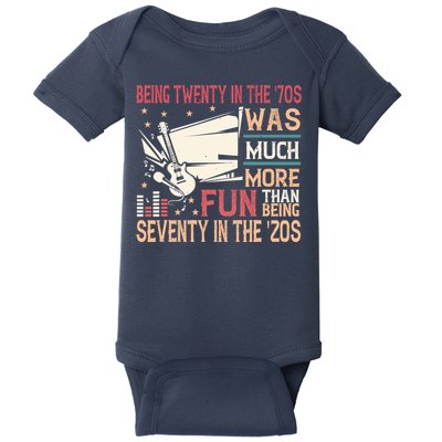 Being Twenty In The 70s Was Much More Fun Than In The 20s Baby Bodysuit