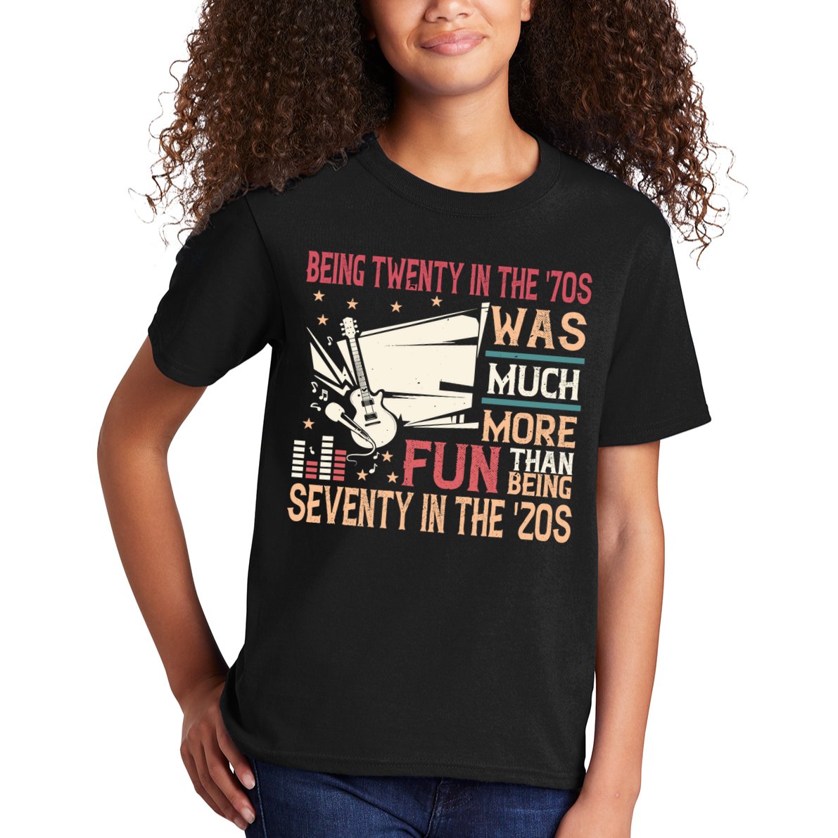 Being Twenty In The 70s Was Much More Fun Than In The 20s Kids T-Shirt