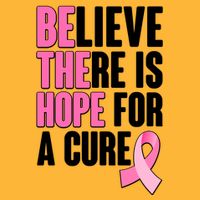 Believe There Is Hope For A Cure Be The Hope Breast Cancer Awareness Trucker Hat