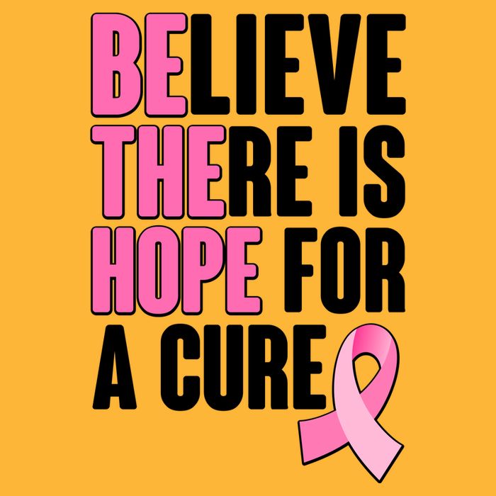 Believe There Is Hope For A Cure Be The Hope Breast Cancer Awareness Trucker Hat