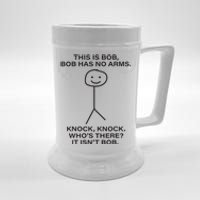 Bob This Is Bob. Bob Has No Arms Bob Name Beer Stein