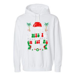 Bruh This Is My Christmas Pajama Funny Christmas Garment-Dyed Fleece Hoodie