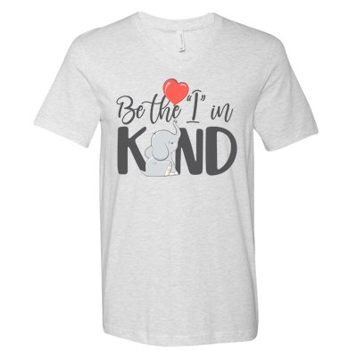 Be The I In Kind Cute Baby Elephant V-Neck T-Shirt