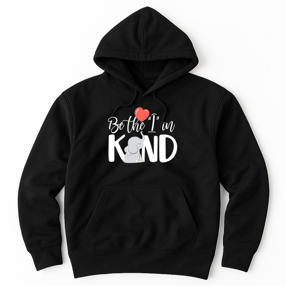 Be The I In Kind Cute Baby Elephant Hoodie