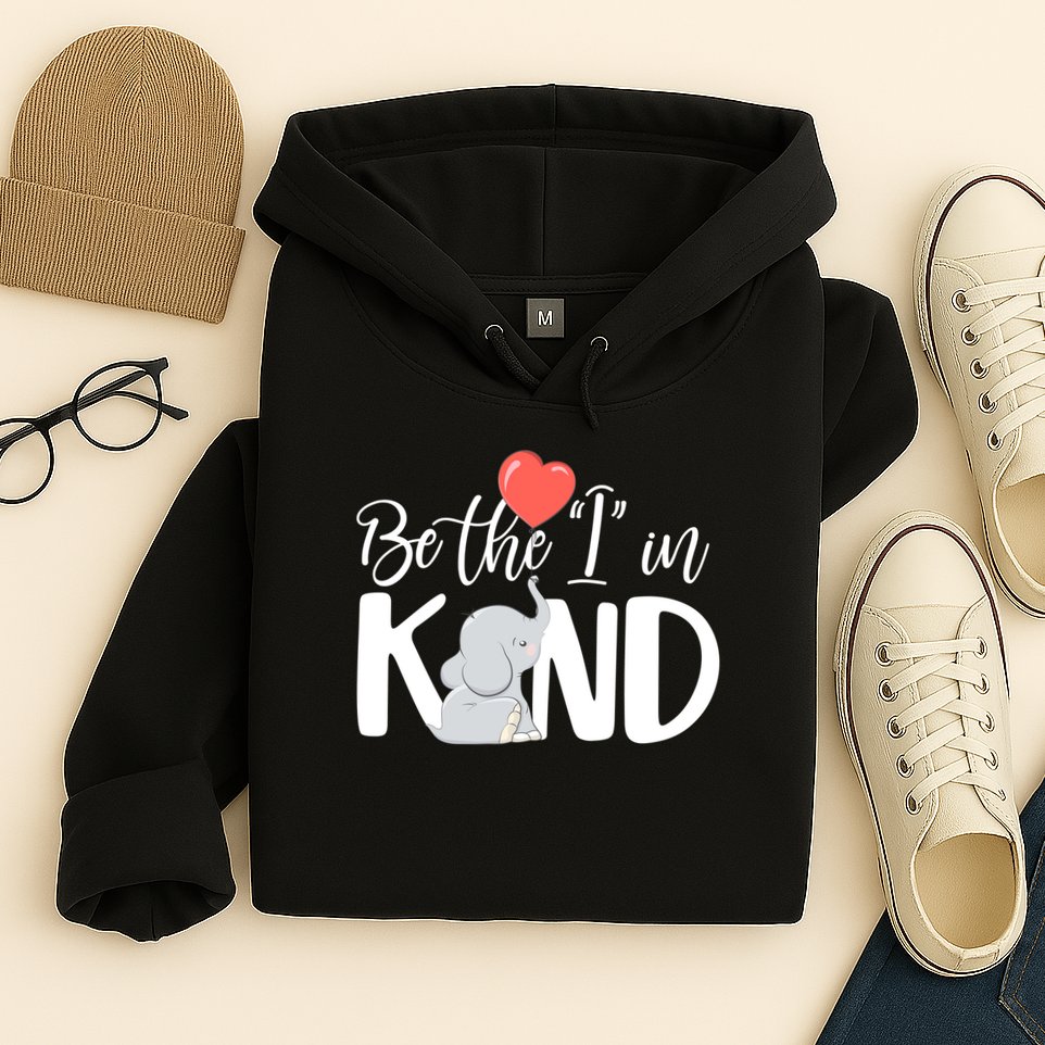 Be The I In Kind Cute Baby Elephant Hoodie