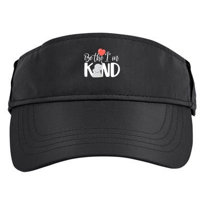 Be The I In Kind Cute Baby Elephant Adult Drive Performance Visor