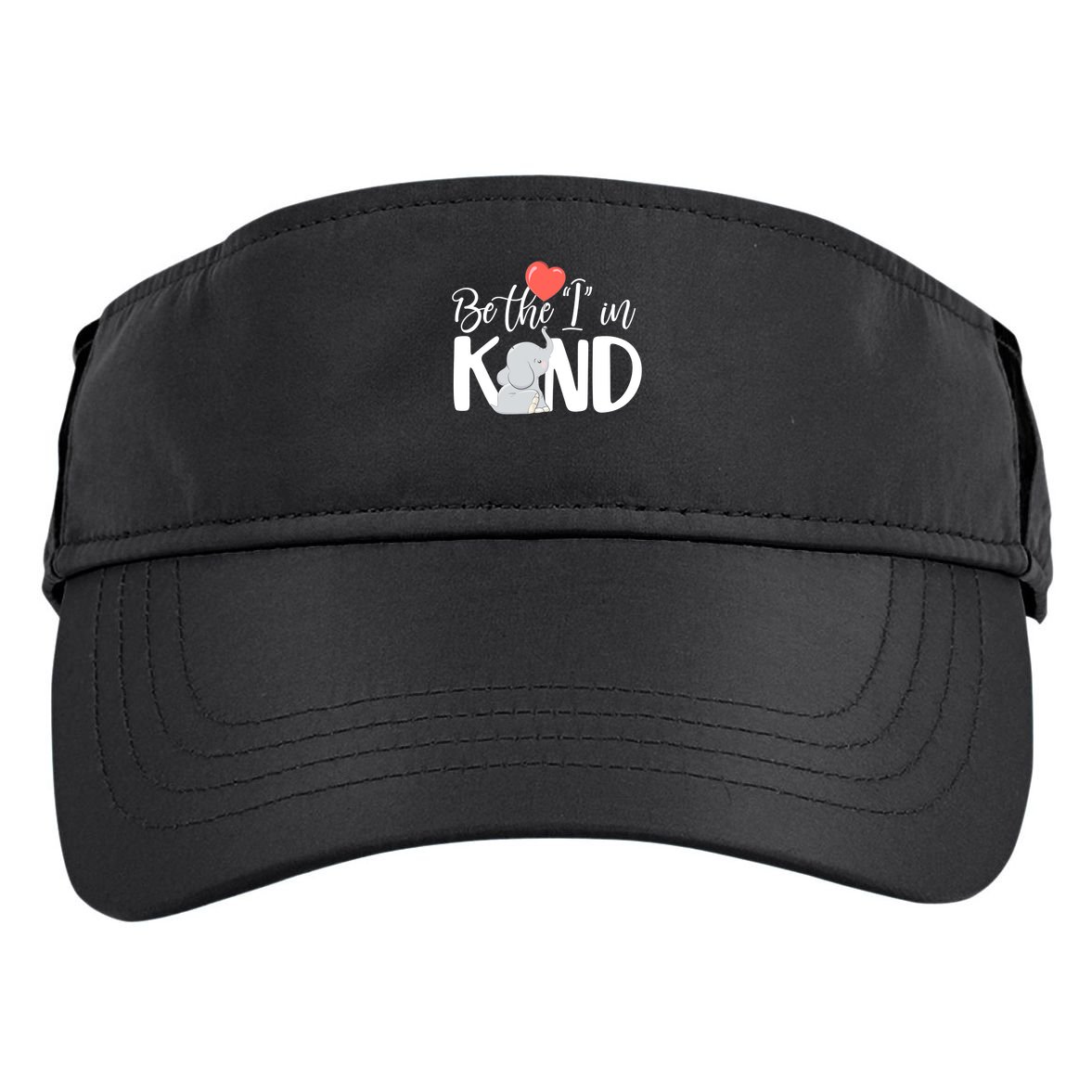 Be The I In Kind Cute Baby Elephant Adult Drive Performance Visor