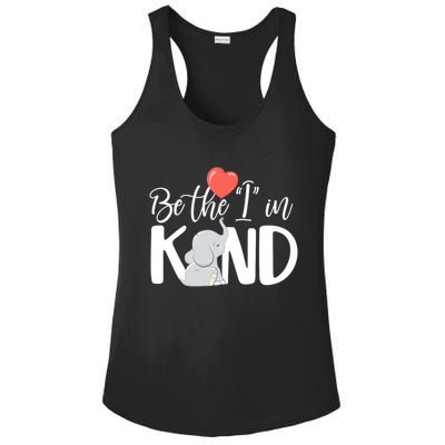 Be The I In Kind Cute Baby Elephant Ladies PosiCharge Competitor Racerback Tank