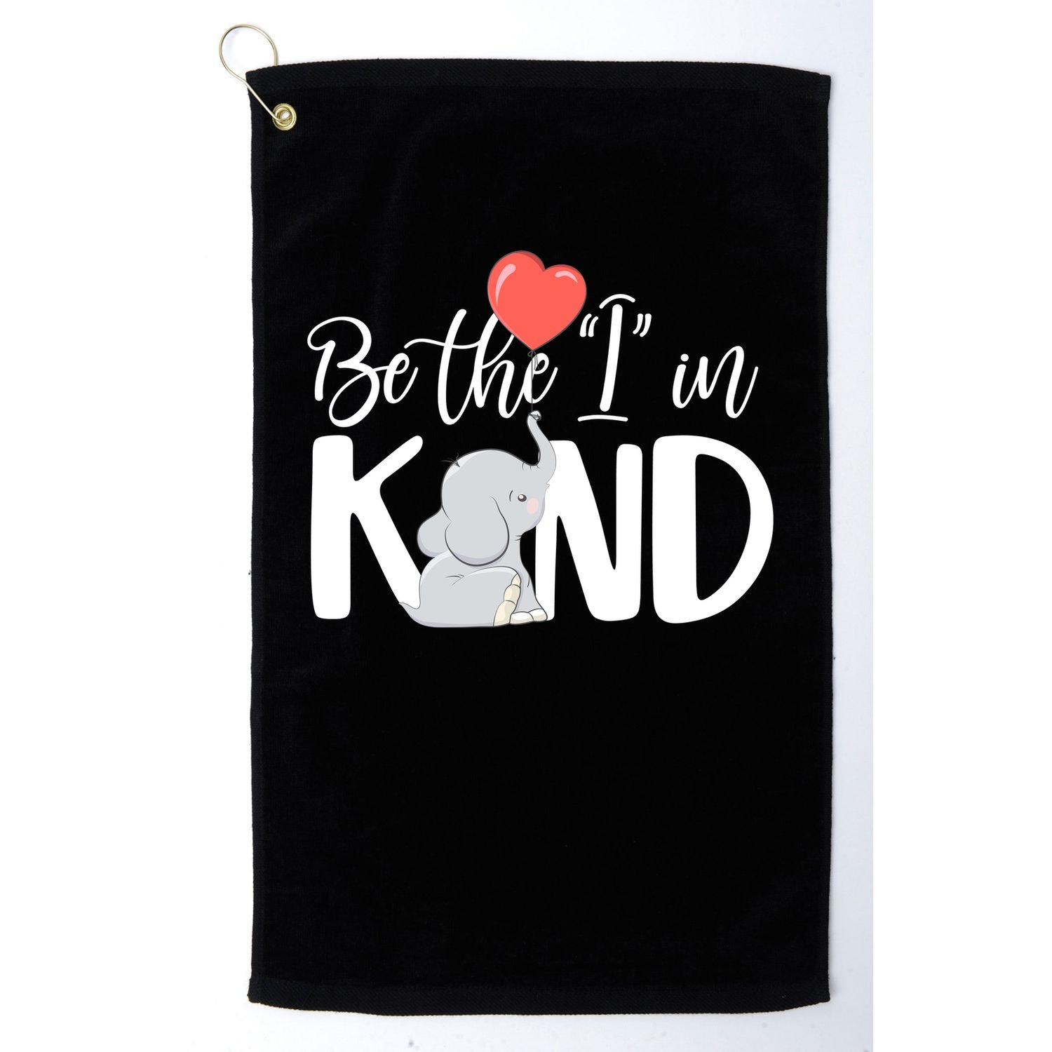 Be The I In Kind Cute Baby Elephant Golf Towel