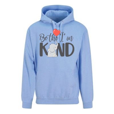 Be The I In Kind Cute Baby Elephant Unisex Surf Hoodie