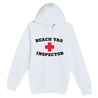 Beach Tag Inspector Premium Pullover Hoodie