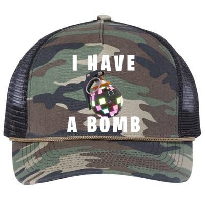 Bruh Tees I Have A Bomb Retro Rope Trucker Hat Cap