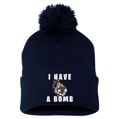 Bruh Tees I Have A Bomb Pom Pom 12in Knit Beanie