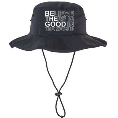 Believe There Is Good In The World Be The Good Quote Bucket Hat