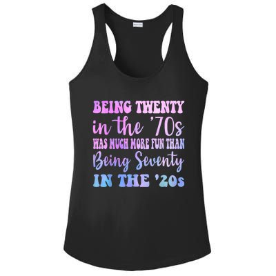 Being Twenty In The 70s Was Much More Fun Than Ladies PosiCharge Competitor Racerback Tank