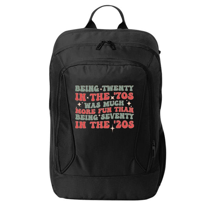 Being Twenty In The 70s Was Much More Fun Than City Backpack