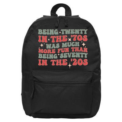 Being Twenty In The 70s Was Much More Fun Than 16 in Basic Backpack