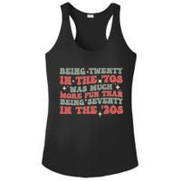Being Twenty In The 70s Was Much More Fun Than Ladies PosiCharge Competitor Racerback Tank