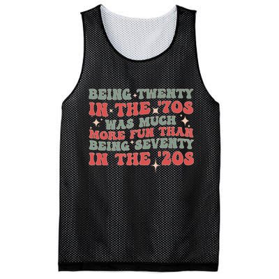 Being Twenty In The 70s Was Much More Fun Than Mesh Reversible Basketball Jersey Tank