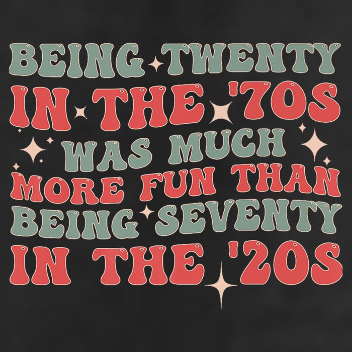 Being Twenty In The 70s Was Much More Fun Than 25L Jumbo Tote