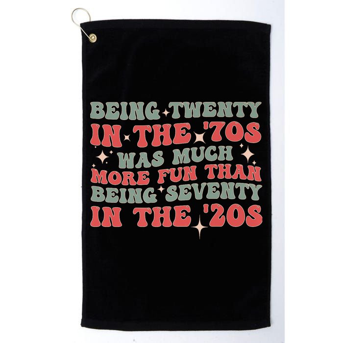 Being Twenty In The 70s Was Much More Fun Than Golf Towel