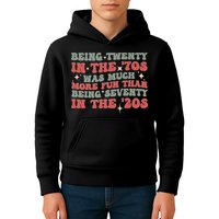 Being Twenty In The 70s Was Much More Fun Than Kids Hoodie