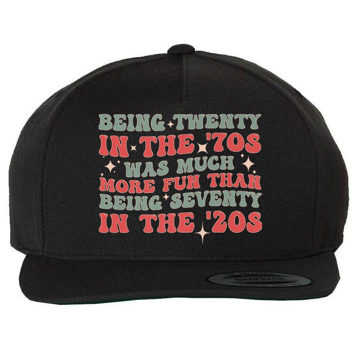 Being Twenty In The 70s Was Much More Fun Than Wool Snapback Cap