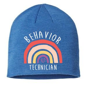 Behavior Technician Info Behavioral Tech Rbt Cool Gift Sustainable Beanie