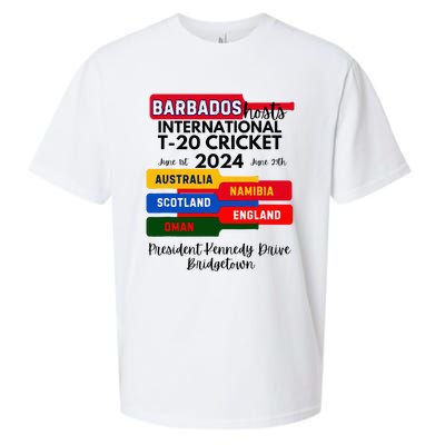 Barbados T20 International Cricket 2024 Sueded Cloud Jersey T-Shirt