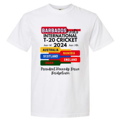 Barbados T20 International Cricket 2024 Garment-Dyed Heavyweight T-Shirt