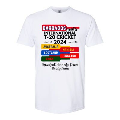 Barbados T20 International Cricket 2024 Softstyle CVC T-Shirt